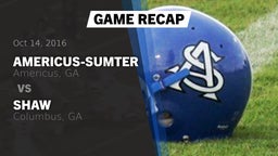 Recap: Americus-Sumter  vs. Shaw  2016
