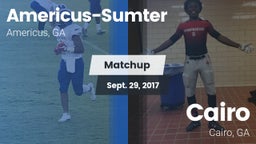 Matchup: Americus-Sumter vs. Cairo  2017