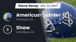 Recap: Americus-Sumter  vs. Shaw  2017