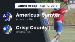Recap: Americus-Sumter  vs. Crisp County  2018