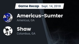 Recap: Americus-Sumter  vs. Shaw  2018
