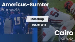 Matchup: Americus-Sumter vs. Cairo  2018
