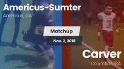 Matchup: Americus-Sumter vs. Carver  2018