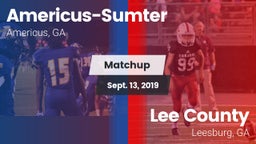 Matchup: Americus-Sumter vs. Lee County  2019