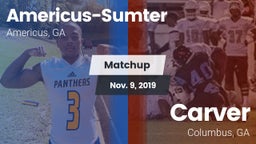 Matchup: Americus-Sumter vs. Carver  2019
