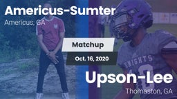 Matchup: Americus-Sumter vs. Upson-Lee  2020