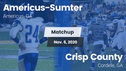 Matchup: Americus-Sumter vs. Crisp County  2020