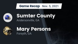 Recap: Sumter County  vs. Mary Persons  2021