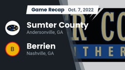 Recap: Sumter County  vs. Berrien  2022