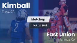 Matchup: Kimball vs. East Union  2016