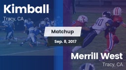 Matchup: Kimball vs. Merrill West  2017