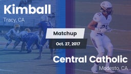 Matchup: Kimball vs. Central Catholic  2017