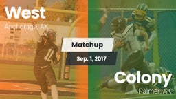 Matchup: West vs. Colony  2017