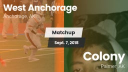Matchup: West vs. Colony  2018