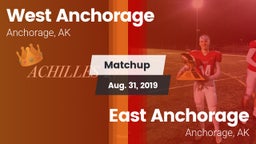 Matchup: West vs. East Anchorage  2019