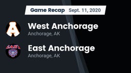 Recap: West Anchorage  vs. East Anchorage  2020
