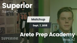 Matchup: Superior vs. Arete Prep Academy 2018