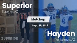 Matchup: Superior vs. Hayden  2018