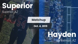 Matchup: Superior vs. Hayden  2019