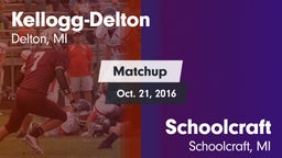 Matchup: Delton vs. Schoolcraft 2016