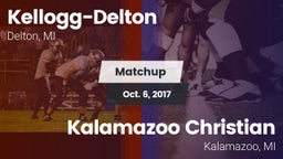 Matchup: Delton vs. Kalamazoo Christian  2017