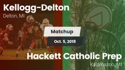 Matchup: Delton vs. Hackett Catholic Prep 2018