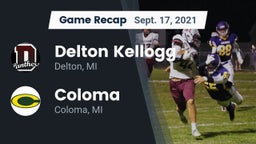 Recap: Delton Kellogg  vs. Coloma  2021