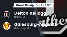 Recap: Delton Kellogg  vs. Galesburg-Augusta  2022