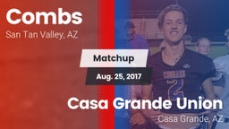 Matchup: Combs vs. Casa Grande Union  2017