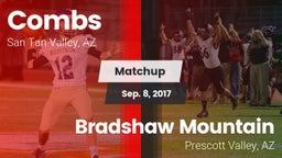 Matchup: Combs vs. Bradshaw Mountain  2017