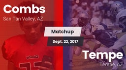 Matchup: Combs vs. Tempe  2017