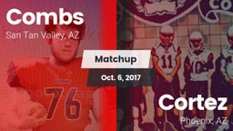 Matchup: Combs vs. Cortez  2017