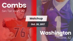 Matchup: Combs vs. Washington  2017
