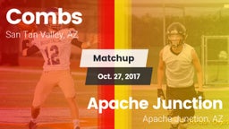 Matchup: Combs vs. Apache Junction  2017