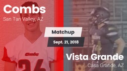 Matchup: Combs vs. Vista Grande  2018
