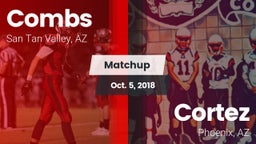 Matchup: Combs vs. Cortez  2018