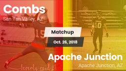 Matchup: Combs vs. Apache Junction  2018