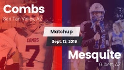 Matchup: Combs vs. Mesquite  2019