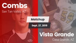 Matchup: Combs vs. Vista Grande  2019