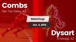 Matchup: Combs vs. Dysart  2019