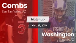 Matchup: Combs vs. Washington  2019