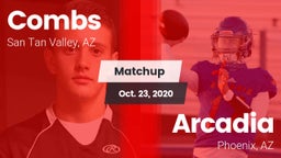 Matchup: Combs vs. Arcadia  2020