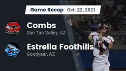 Recap: Combs  vs. Estrella Foothills  2021