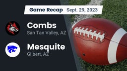 Recap: Combs  vs. Mesquite  2023