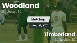 Matchup: Woodland vs. Timberland  2017