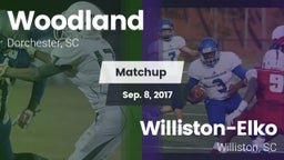 Matchup: Woodland vs. Williston-Elko  2017