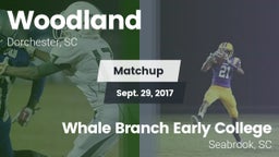 Matchup: Woodland vs. Whale Branch Early College  2017