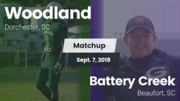Matchup: Woodland vs. Battery Creek  2018