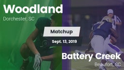Matchup: Woodland vs. Battery Creek  2019