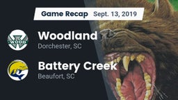 Recap: Woodland  vs. Battery Creek  2019